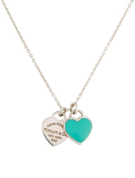 tiffany two heart pendant